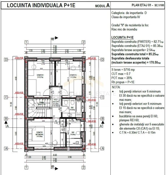 Vila, 1 Decembrie, Ilfov, cartier rezidential